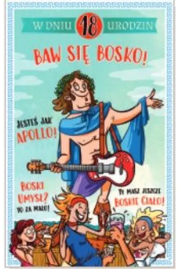 AbCard Kartka okoliczno�ciowa Urodziny 18