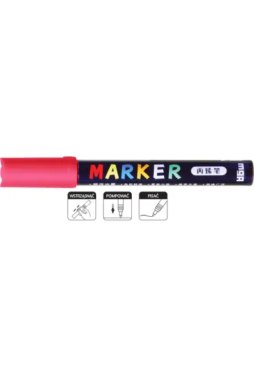 M&G Marker akrylowy 1-2 mm, r�ana czerwie�