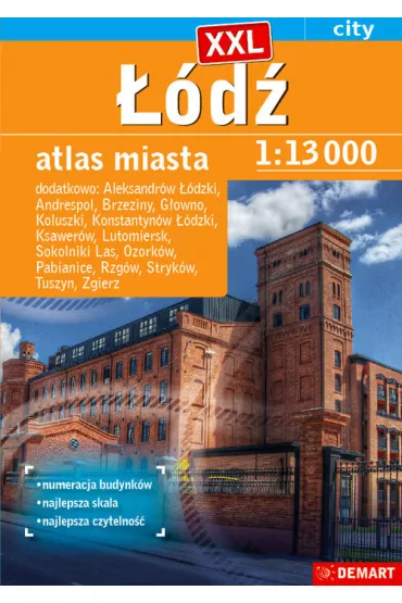 Atlas miasta ��d� +15 XXL 1:13 000