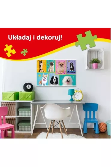 Puzzle 100 el. Glitter. Brokatowa Gabby - Koci Domek Gabi Trefl