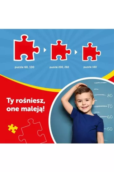 Puzzle 100 el. Glitter. Brokatowa Gabby - Koci Domek Gabi Trefl