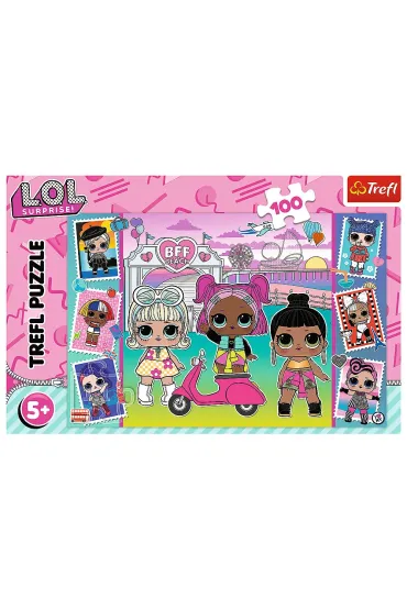 Puzzle 100 el. Zdj�cia laleczek Trefl