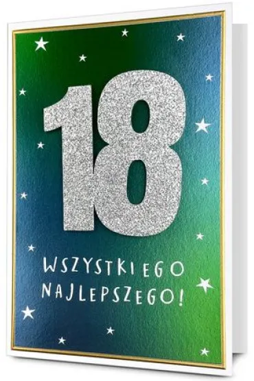 Pan Dragon Karnet B6 Urodziny 18