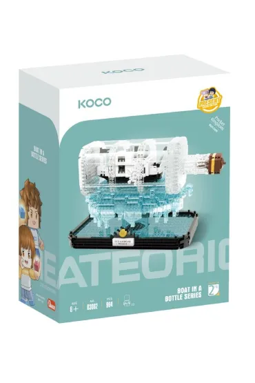 KOCO klocki statek w butelce 964 elementy