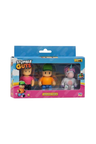 Stumble Guys Mini Action Figures 3 Pack Mr. Stumble Ms. Stumble Sprinkles