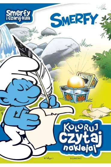 Koloruj, czytaj, naklejaj. Smerfy i czaruj-kula