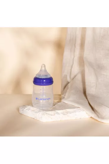 Lansinoh Butelka plastikowa ze smoczkiem NaturalWave Teat 160 ml