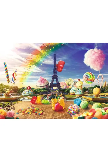 Puzzle 1000 el. Funny Cities. S�odki Pary� Trefl