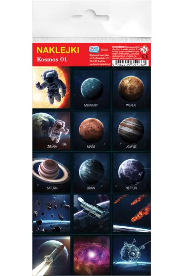 Jako Naklejki. Kosmos