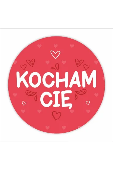 LearnHow Naklejki walentynkowe - Kocham ci� 24 szt.
