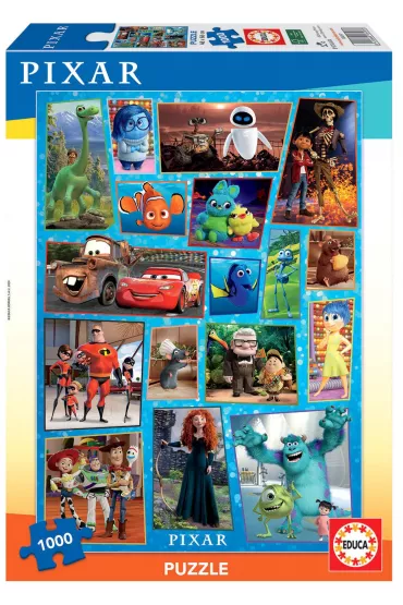 Puzzle 1000 el. Bohaterowie bajek Disney Educa