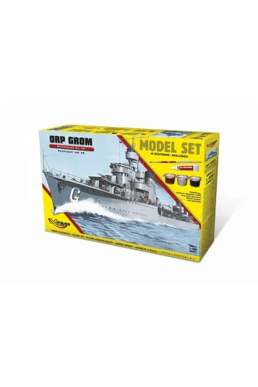 Niszczyciel ORP "GROM" Mirage Hobby