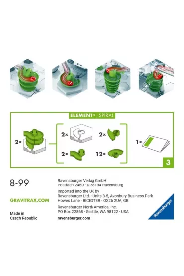 Gravitrax. Dodatek Spirala Ravensburger