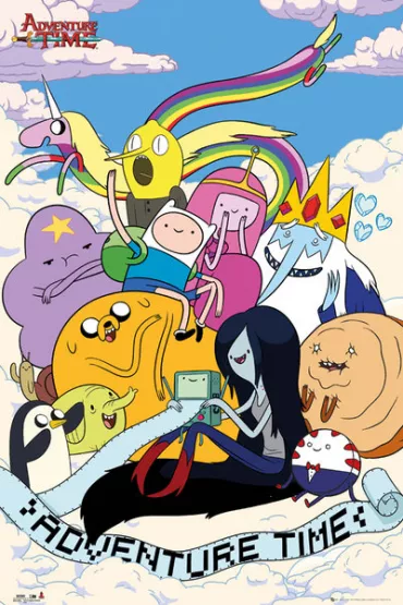 Pora na Przygod� Bohaterowie. Adventure Time - plakat 61x91,5 cm