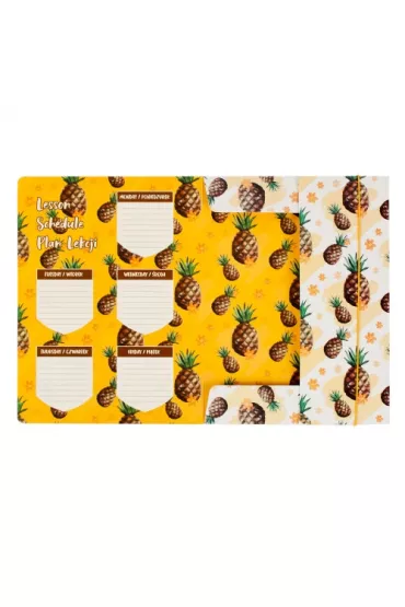 Starpak Teczka A4 z gumk� Kaktus/ Ananas