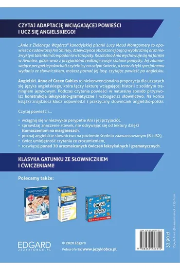Ania z Zielonego Wzg�rza. Adaptacja klasyki z �wiczeniami do nauki angielskiego
