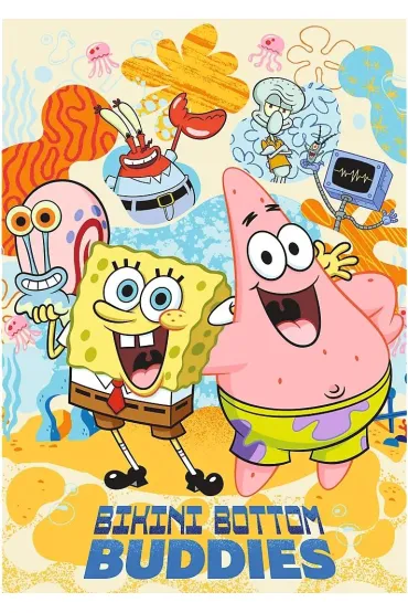 Puzzle 1000 el. SpongeBob Kanciastoporty Trefl