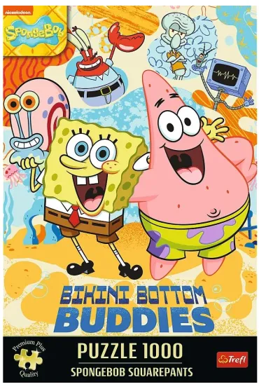 Puzzle 1000 el. SpongeBob Kanciastoporty Trefl