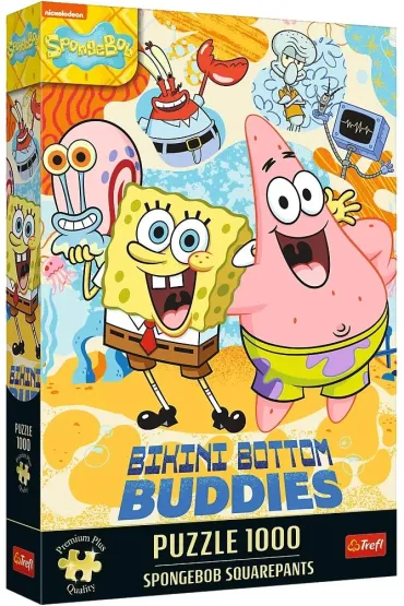 Puzzle 1000 el. SpongeBob Kanciastoporty Trefl