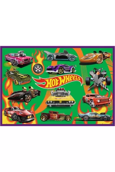 Puzzle 4x250 Wycigowe auta TREFL