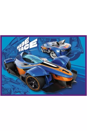 Puzzle 4x250 Wycigowe auta TREFL