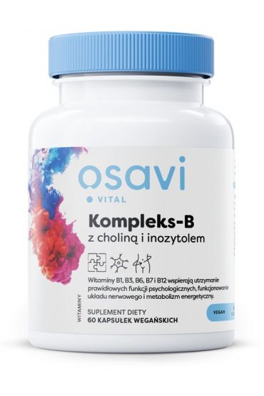 Complexe B Avec Choline Et Inositol Osavi - 60 Capsules Végétales - Forme & Énergie
