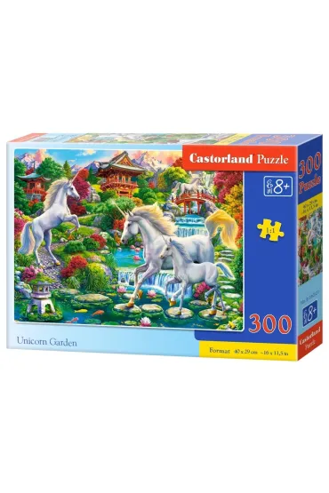 Puzzle 300 el. Unicorn Garden Castorland