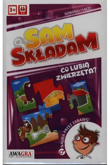 Puzzle 36 el. Co lubi� zwierz�ta. Sam sk�adam Fan