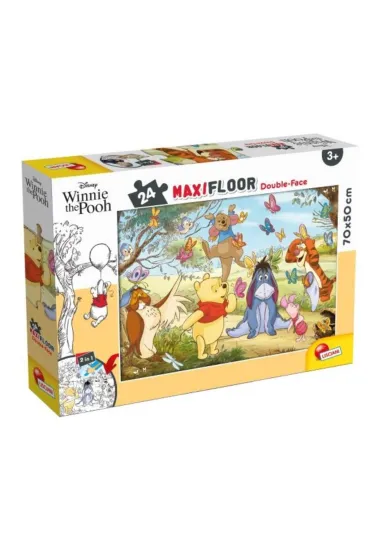 Puzzle pod�ogowe 24 el. Kubu� Puchatek i Przyjaciele Lisciani