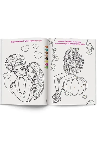 BARBIE. KOLOROWANKA WED�UG KODU