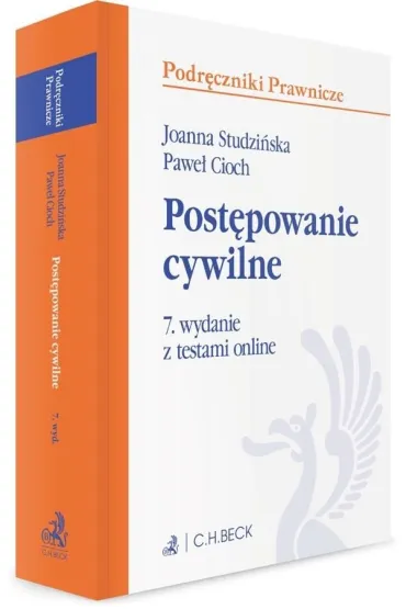 Post�powanie cywilne z testami online - Joanna Studzi�ska, Pawe� Cioch