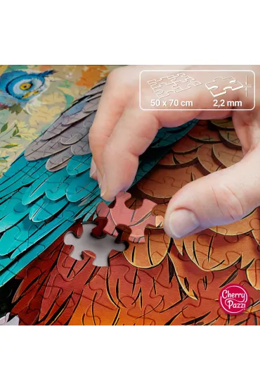 Puzzle 1000 el. Quilled Owl CherryPazzi