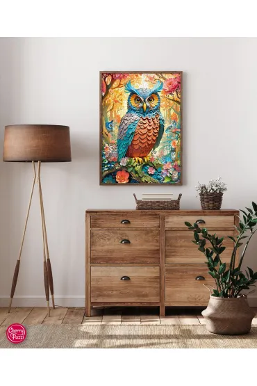 Puzzle 1000 el. Quilled Owl CherryPazzi