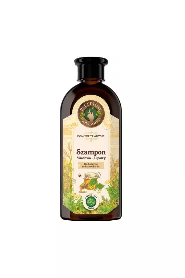 Receptury Zielarki Szampon miodowo-lipowy do ka�dego rodzaju w�os�w 350 ml