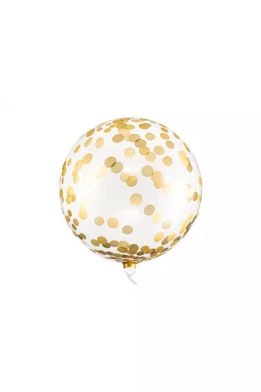 PartyDeco Balon Kula w kropki 40cm
