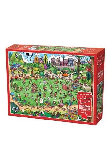 Puzzle 1000 Pi�ka jest okr�g�a a bramki s� dwie 113775 Cobble Hill