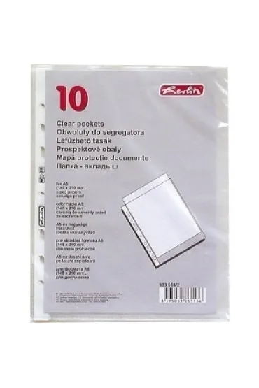Herlitz Koszulka do segregatora A5 9030032 10 szt.