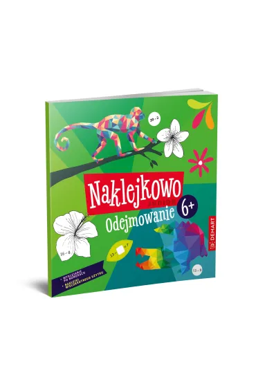 Naklejkowo Junior 6+. Odejmowanie - Anna Borchard