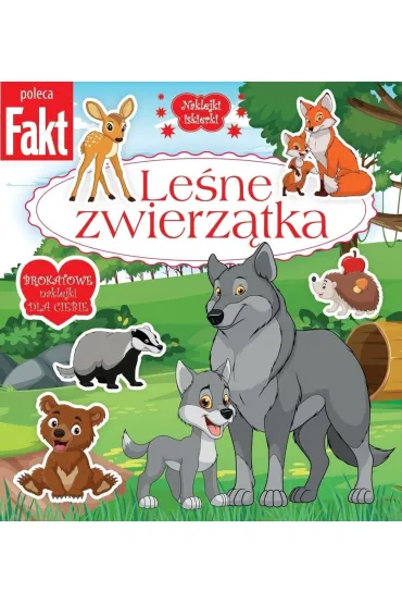 Le�ne zwierz�tka. Brokatowe naklejki dla ciebie
