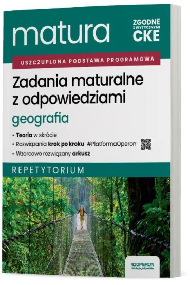 Pakiet Matura 2026. Geografia. Zakres rozszerzony: Teoria do matury. Vademecum, Notatki maturalne, Zadania maturalne z odpowiedziami. Repetytorium, Arkusze maturalne z rozwi�zaniami krok po kroku