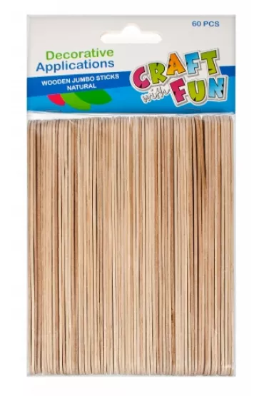 Craft with Fun Drewniane patyczki ozdoba