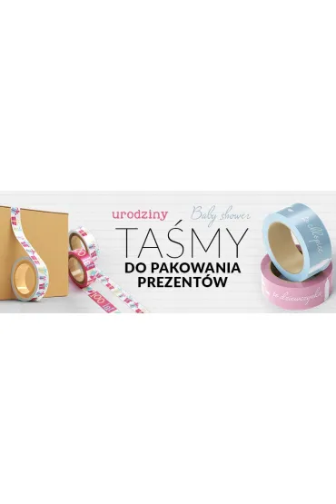 Zuzu Toys Ta�ma do pakowania prezent�w. To dziewczynka 50m - Zuzanna Szeli�ska