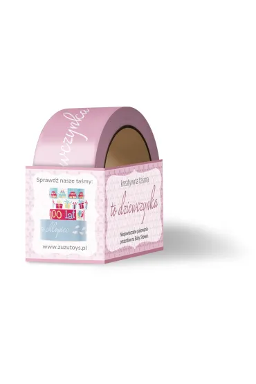 Zuzu Toys Ta�ma do pakowania prezent�w. To dziewczynka 50m - Zuzanna Szeli�ska