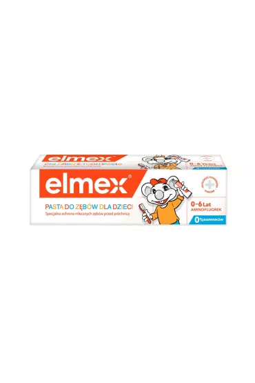 Elmex Kids Pasta do z�b�w dla dzieci 0-6 lat przeciw pr�chnicy z aminofluorkiem 50 ml