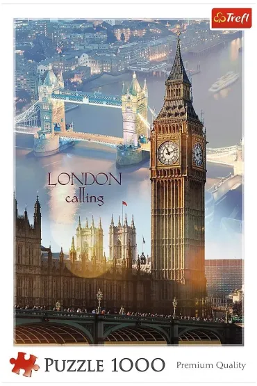 Puzzle 1000 el. Londyn o �wicie Trefl
