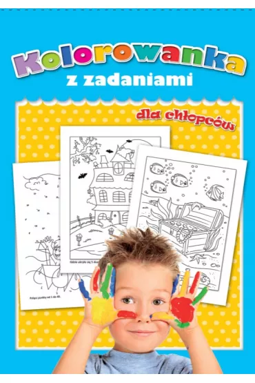 Kolorowanka z zadaniami dla ch�opc�w