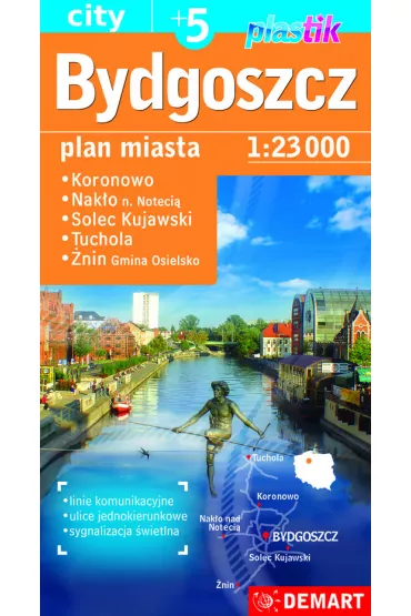Bydgoszcz 1:23 000 plan miasta
