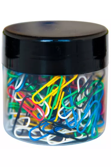 Q-connect Spinacze okr�g�e w plastikowym s�oiku 2.8cm