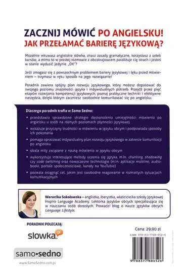 Zacznij m�wi� po angielsku! Jak prze�ama� barier� j�zykow�? - Weronika Soko�owska