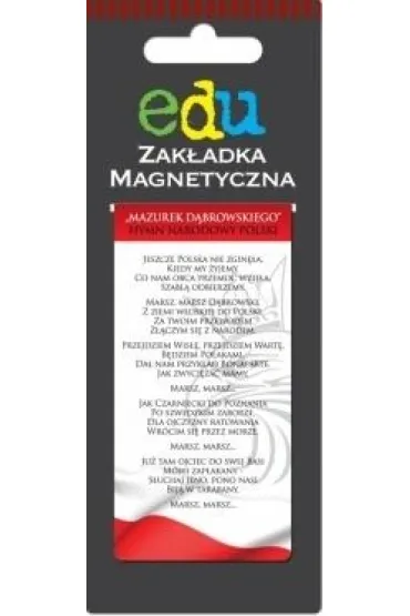 Kukartka Zak�adka magnetyczna Hymn ZK-077